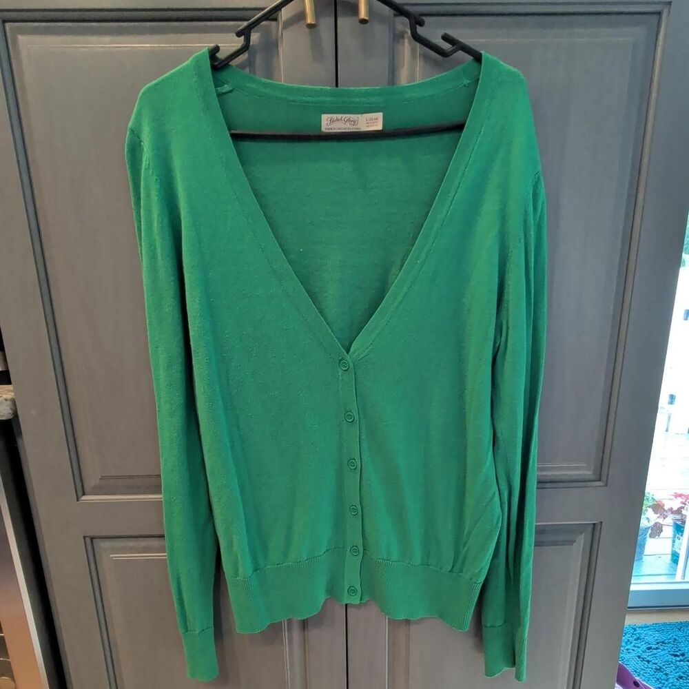 Faded-glory Women's Green Cardigan